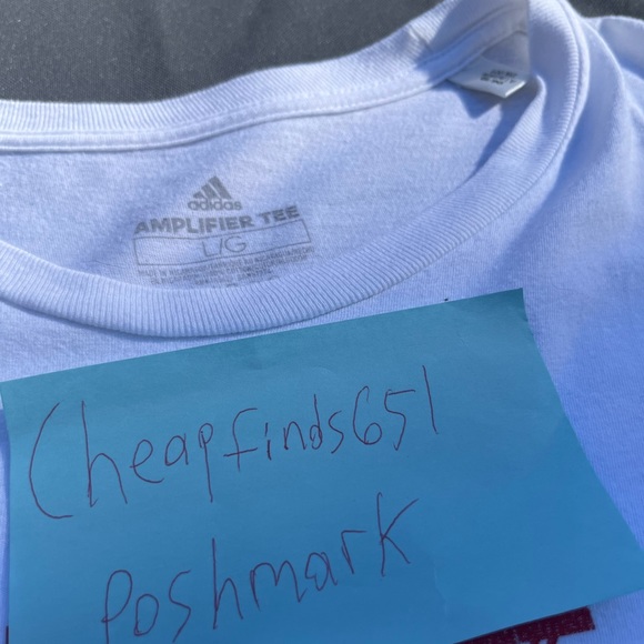 Adidas Amplifier Tee Multi-Color White *NEVER WORN* - Picture 2 of 3